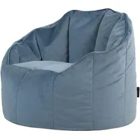 I.C.O.N. icon Sitzsack-Sessel Hellblau, Textil, 180 L, 1-Sitzer, Zylindrisch,