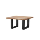 Woodford Cartagena Akazie Walnuss anthrazit U-Gestell 75 x 45 x 75 cm