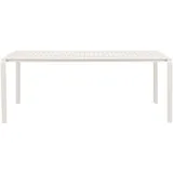 ZUIVER Vondel Gartentisch 214 x 97 x 75 cm Weiß