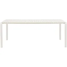 ZUIVER Vondel Gartentisch 214 x 97 x 75 cm Weiß