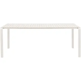 ZUIVER Vondel Gartentisch 214 x 97 x 75 cm Weiß