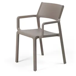 NARDI - Trill Outdoor Armlehnstuhl, tortora