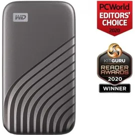 Western Digital My Passport 2 TB USB 3.2 grau WDBAGF0020BGY-WESN