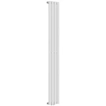 neu.haus Designheizkörper Nore 1600 x 240 mm 438 W weiß Mittelventil