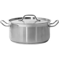 TRIZERATOP Professioneller Kochtopf BASSE 28x13cm 8 Liter mit Deckel