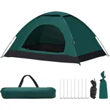 TUKAILAI Camping Zelt, 3 Mann Personen Instant-Zelt, Wasserdichtes Winddichtes Kuppelzelt, Pop Up wurfzelt, Lagerzelt Mobile Outdoor Zelt für Camping & Beach, mit Tragetasche 200 x 150 x 115 cm