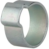 Riegler 1-Ohr-Schl.klemme, Stahl glanzverz. (W1), Spannbe. 8-10 mm, 6