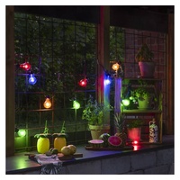 Konstsmide Party-Lichterkette 10 Lampen Verlängerung-Set Mehrfarbig