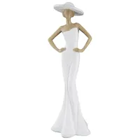 Gilde Figur Elegant Frau stehend 8x10x30cm
