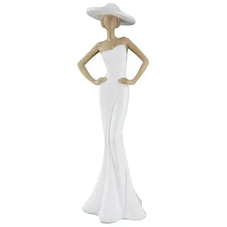 Gilde Figur Elegant Frau stehend 8x10x30cm