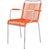 Fiam Mya Spaghetti Stapelsessel 57 x 52 x 85 cm orange