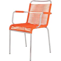 Fiam Mya Spaghetti Stapelsessel 57 x 52 x 85 cm orange