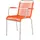 Fiam Mya Spaghetti Stapelsessel 57 x 52 x 85 cm orange