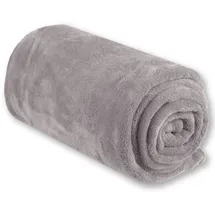 BestLivings Babydecke Mikrofaser Bestlivings hellgrau - silbergrau 70x100 cm