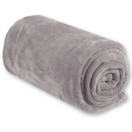BestLivings Babydecke Mikrofaser Bestlivings hellgrau - silbergrau 70x100 cm