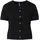 Pieces PCORINA SS O-NECK KNIT CARDIGAN Schwarz S