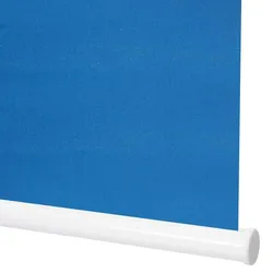 Mendler 4er-Set Rollo HWC-D52, Fensterrollo Seitenzugrollo Jalousie, 100x160cm Sonnenschutz blickdicht ~ blau