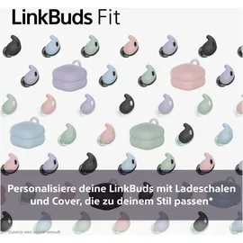 Sony LinkBuds Fit Hülle Aschpink