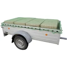 HP Autozubehör Anhängernetz 25168 3,5 m x 2,5 m mit Gummispannband