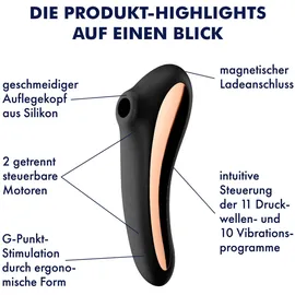 Satisfyer Dual Kiss Black