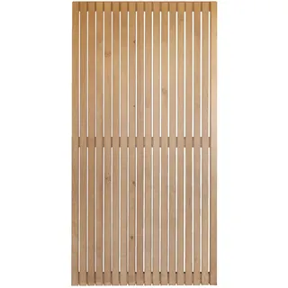 Andrewex Sichtschutzzaun-Element Quadra 90 cm x 180 cm Natur Lackiert