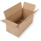 40 St. Faltkartons 400x200x200 1-wellig 12er Europaletten Modulkarton braun B-Welle Versandverpackung Bücherkarton Umzugskarton