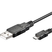 AccuCell USB 2.0 Hi-Speed Kabel 60cm A Stecker zu USB Micro B Stecker