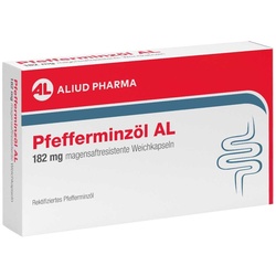 Pfefferminzöl AL 182 mg Weichkapseln bei Bauchkrämpfen