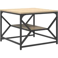 VidaXL Couchtisch mit Regal in Sonoma-Eiche – 51x50x40 cm
