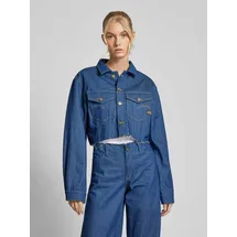 G-Star Relaxed Cropped Cutoff Jeansjacke Raw Denim L