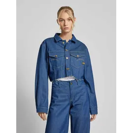 G-Star Relaxed Cropped Cutoff Jeansjacke Raw Denim L