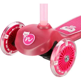 Nils Fun Dětská koloběžka NILS Fun HLB001, LED - rosa