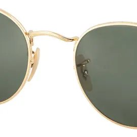 Ray Ban Round Metal RB3447 001 50-21 polished gold/green classic