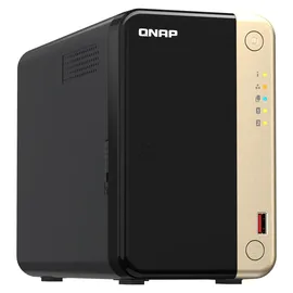 QNAP TS-264 Leergehäuse Schwarz/Gold