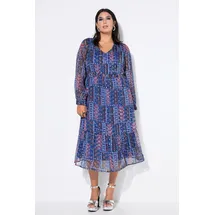 Studio Untold Midikleid Patchprint Blau 42/44