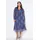 Studio Untold Midikleid Patchprint Blau 42/44