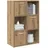 vidaXL Bücherschrank Artisan-Eiche 60,5x30x90 cm Holzwerkstoff