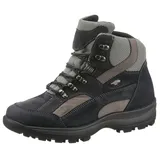 WALDLÄUFER Schnürboots WALDLÄUFER "HOLLY", Damen, Gr. 4,5 (37,5), schwarz (schwarz, beige), Nubukleder, Textil, kontrastfarbene Details, Schuhe Schnürboots, Outdoor, Trekking, Schnürschuh mit TEX-Membran, H-Weite