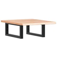 VidaXL Waschtischplatte mit Halterung Stahl und Massivholz Eiche