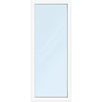 Fenster 80x200 cm, Kunststoff Profil aluplast IDEAL® 4000, Weiß, 800x2000 mm, einteilig festverglast, 2-fach Verglasung, individuell konfigurieren
