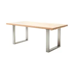 Woodford Kufentisch ausziehbar Aaron , holzfarben , Maße (cm): B: 100 H: 77