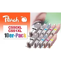Peach PGI-550XL, CLI-551XL Multipack (BK, Color)