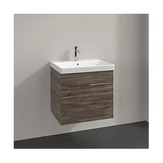 Waschtischunterschrank A88900RK 58x51,4x45,2cm, 2 Auszüge, wandhängend, Stone Oak