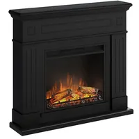 TAGU Elektrokamin Larsen Schwarz) mit 23 Zoll Powerflame 1500 Wh