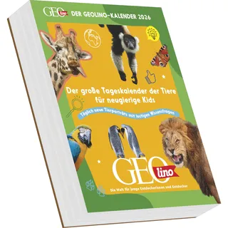 GEO / teNeues Calendars & Stationery GmbH & Co. KG Der GEOlino-Kalender Der große Tageskalender der Tiere für neugierige Kids