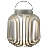 BLOMUS Mobile LED-Leuchte Aluminium 30,5 x 27,5 cm dimmbar grau