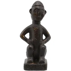House Doctor Kunstwerk Figure, 19 x 7cm, braun