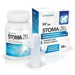 EUROWET Stoma Gel + Zahnbürste Hund/Katze 50g
