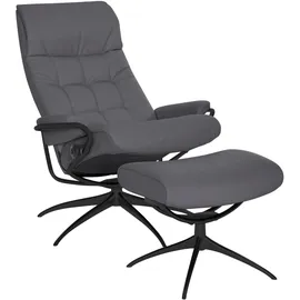 Stressless Stressless® Relaxsessel »London« Set, Relaxsessel mit Hocker, mit Hocker, High Back, mit Star Base, Gestell Schwarz Stressless® PALOMA