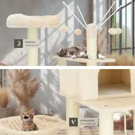 Tectake Lilou 165 cm beige